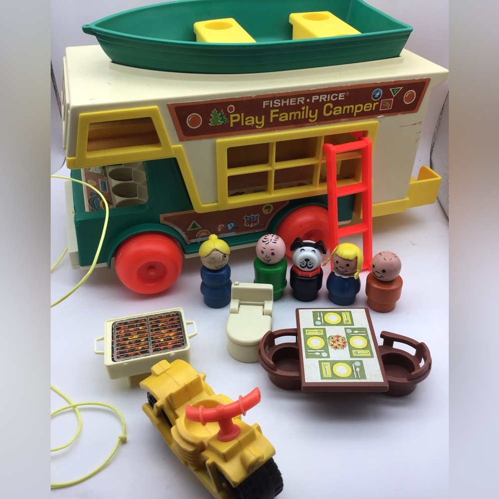 Fisher-Price Play Family Camper Toy Set -1972